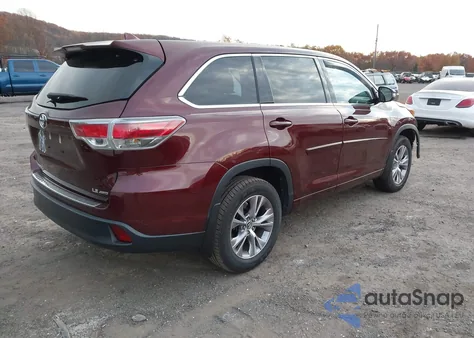 2016 Toyota Highlander Le Plus V6 из США, поврежденный, VIN 5TDBKRFH2GS280063